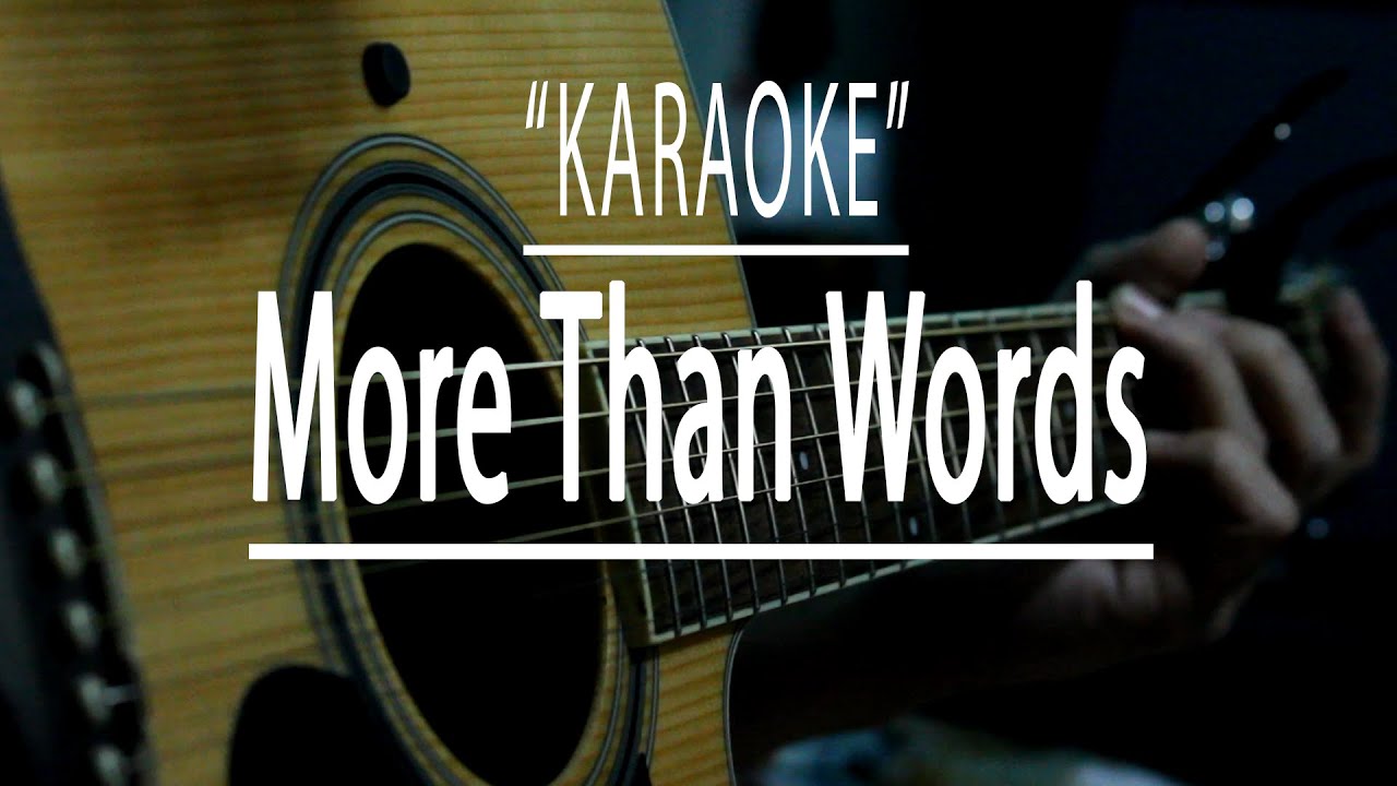 More than words - acoustic karaoke