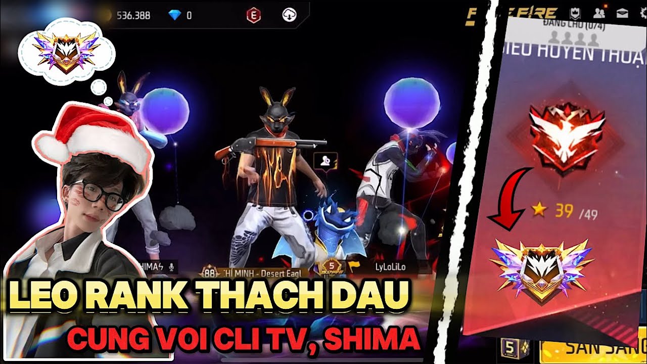 Shoot2K Leo Rank Th&aacute;ch Đấu C&ugrave;ng CL&Igrave; TV, SHIMA V&agrave; C&aacute;i Kết
