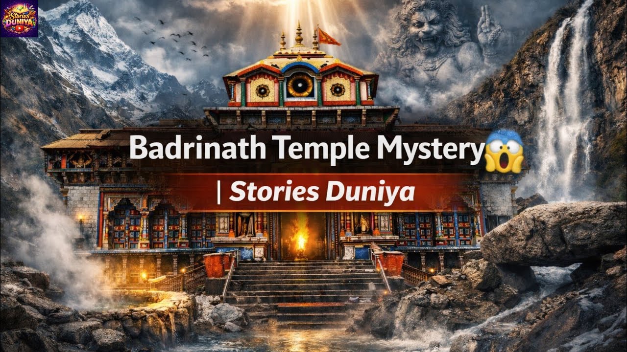 क्या बद्रीनाथ ने खुद कर दी अपने अंत की भविष्यवाणी? 😱 6 महीने जलती ज्योति का रहस्य | Stories Duniya