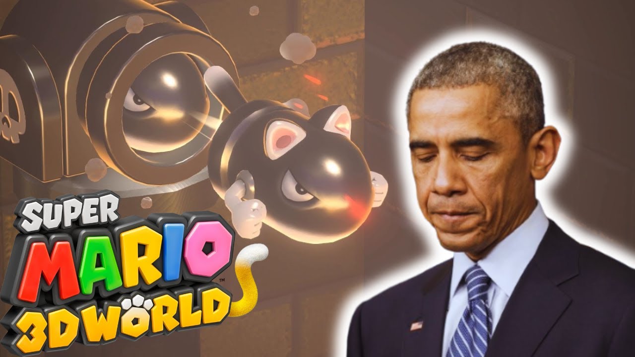 Президенты подвергаются атаке дронов в Super Mario 3D World!
