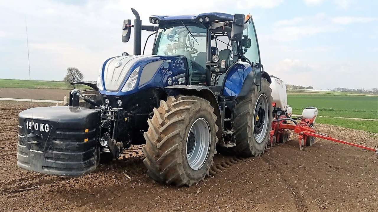 New Holland T7 270 blue power / Kuhn Maxima / siew kukurydzy 2022