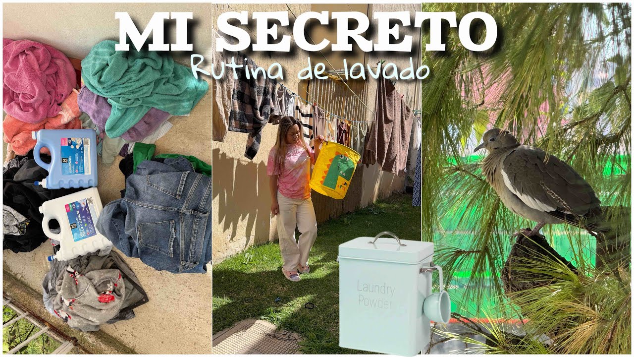 MI RUTINA DE LAVADO 🧼 el SECRETO para la ROPA ✅