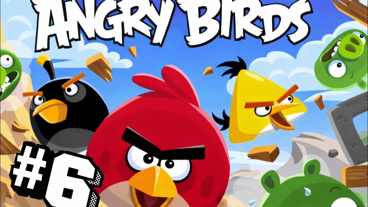 Angry birds walkthrough part 6 Mighty Hoax levels 2: 1-21 (all 3 stars)