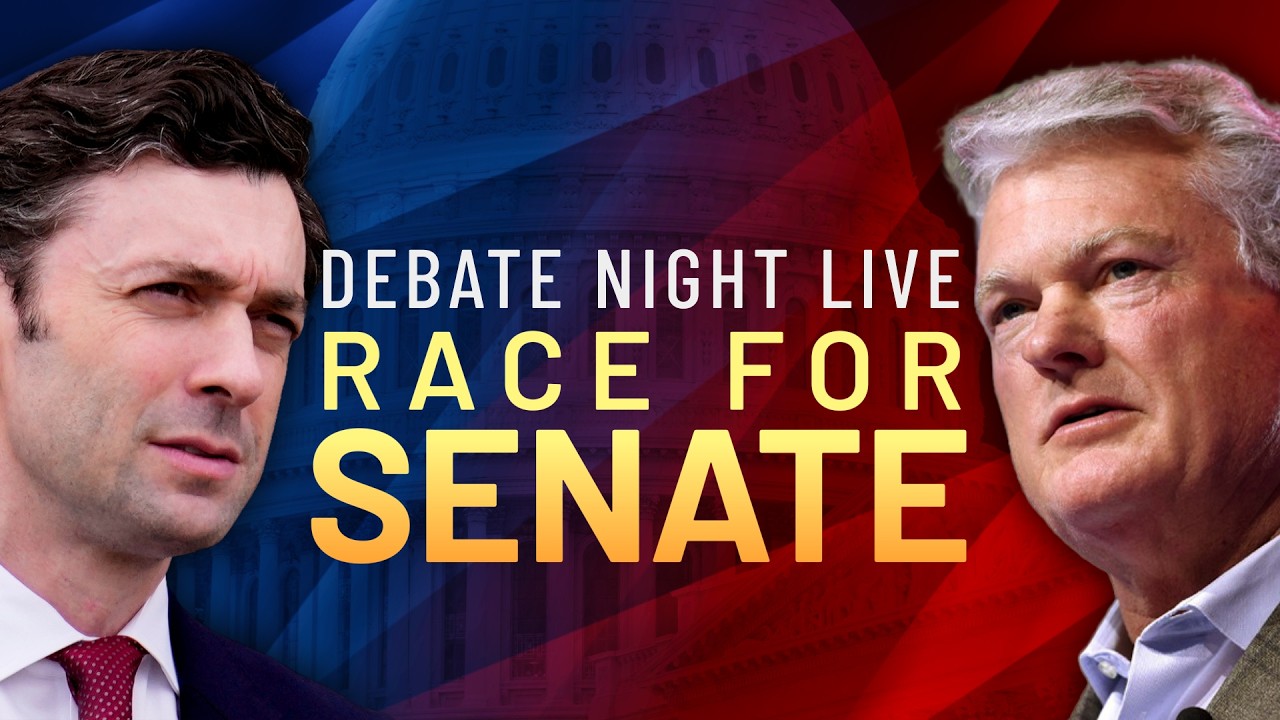 Watch Georgia US Senate Debate | Jon Ossoff, Mike Collins take stage