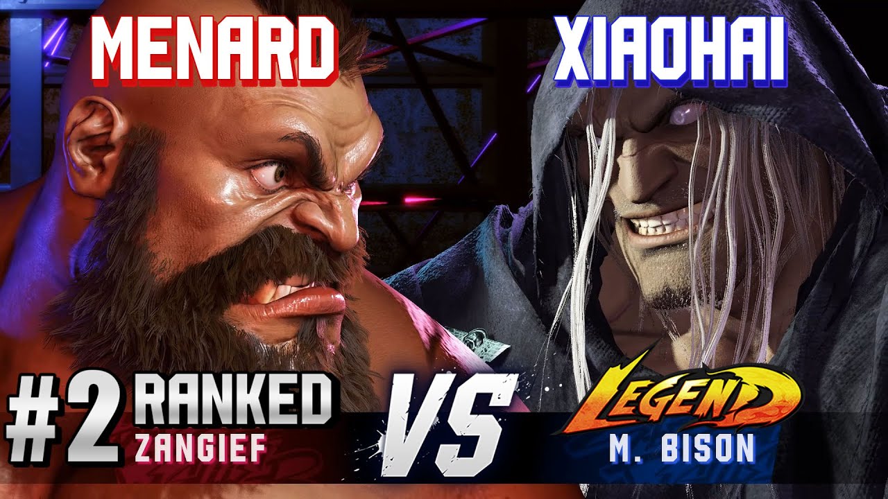 SF6 ▰ MENARD (#2 Ranked Zangief) vs XIAOHAI (M.Bison) ▰ High Level Gameplay