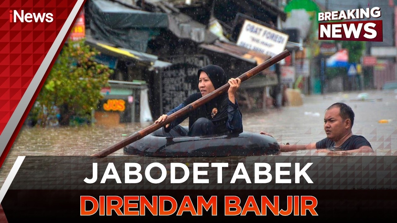 🔴BREAKING NEWS BANJIR RENDAM JABODETABEK | 08/03