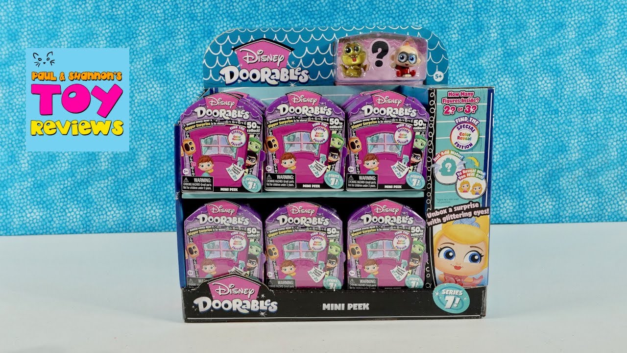 Disney Doorables Series 7 Mini Peek Figure Unboxing Review | PSToyReviews