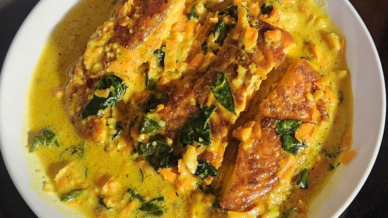 Coconut Curry Salmon Recipe | High in Pretein Low in Fat