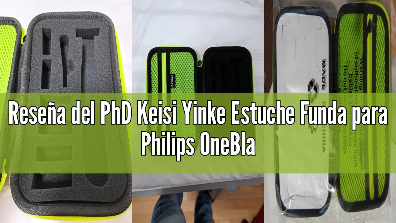 Reseña del PhD Keisi Yinke Estuche Funda para Philips OneBlade QP2530/30, QP2520/30, QP2630/30, QP25