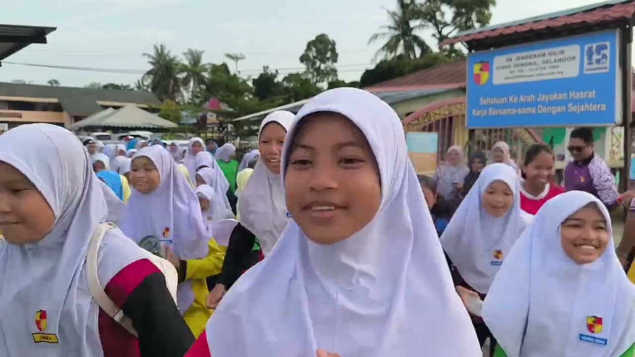 HARI SUKAN NEGARA & MERENTAS DESA SK JENDERAM HILIR 2024