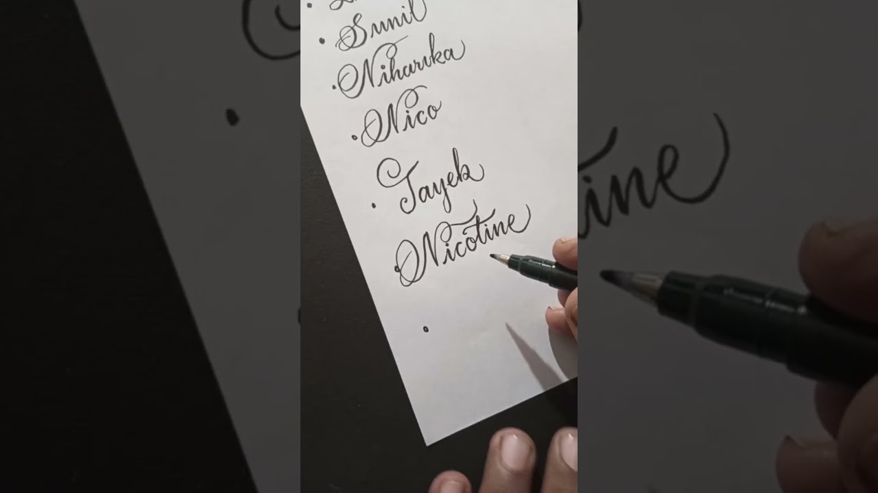 Artist Dayaram Jaitpuri is live!  | Comments your name | calligraphy | handwriting art