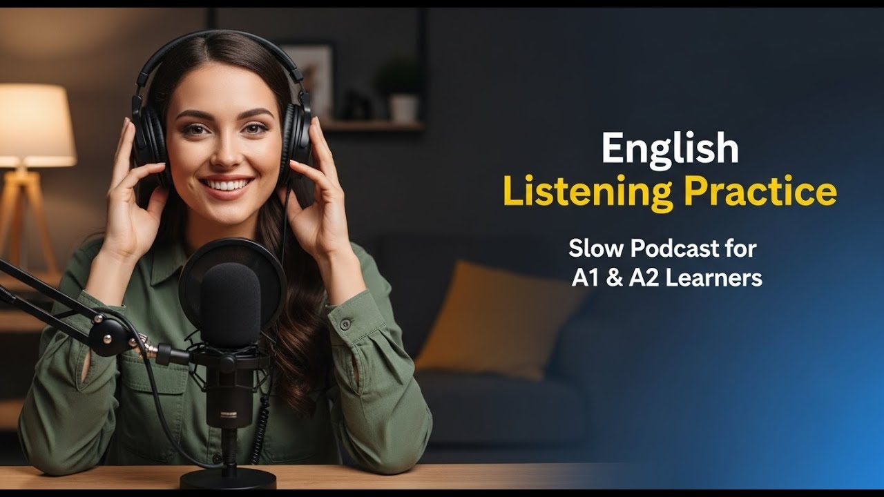 Slow English Listening Practice | Speak with Confidence (A1–A2)