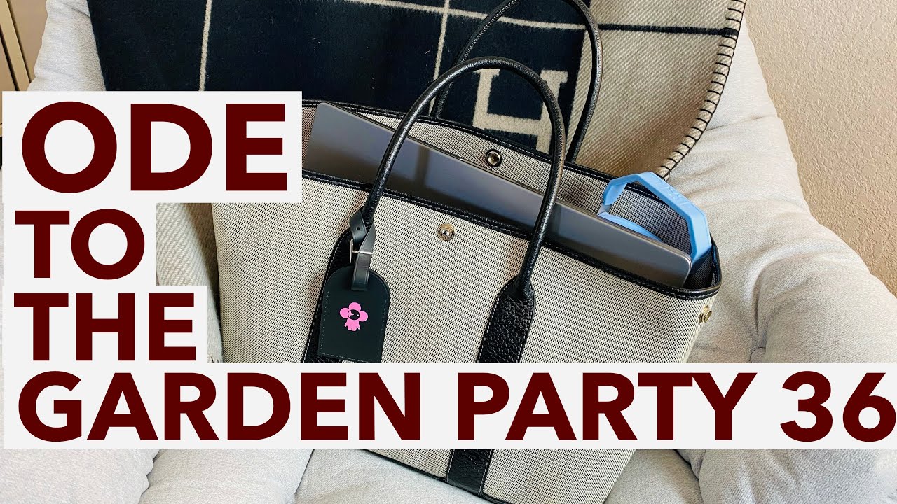 BEST HERMES STARTER BAG | Ode to the canvas Garden Party 36 | #luxury #hermes #workbag