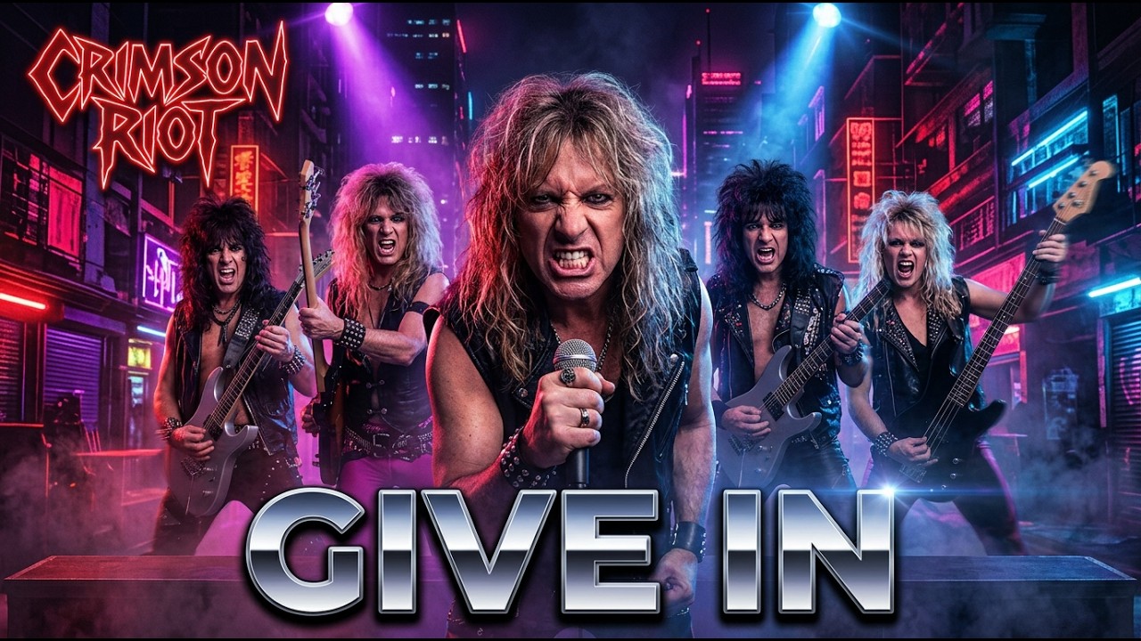 Give In (Official Song) | Crimson Riot - Hair Metal