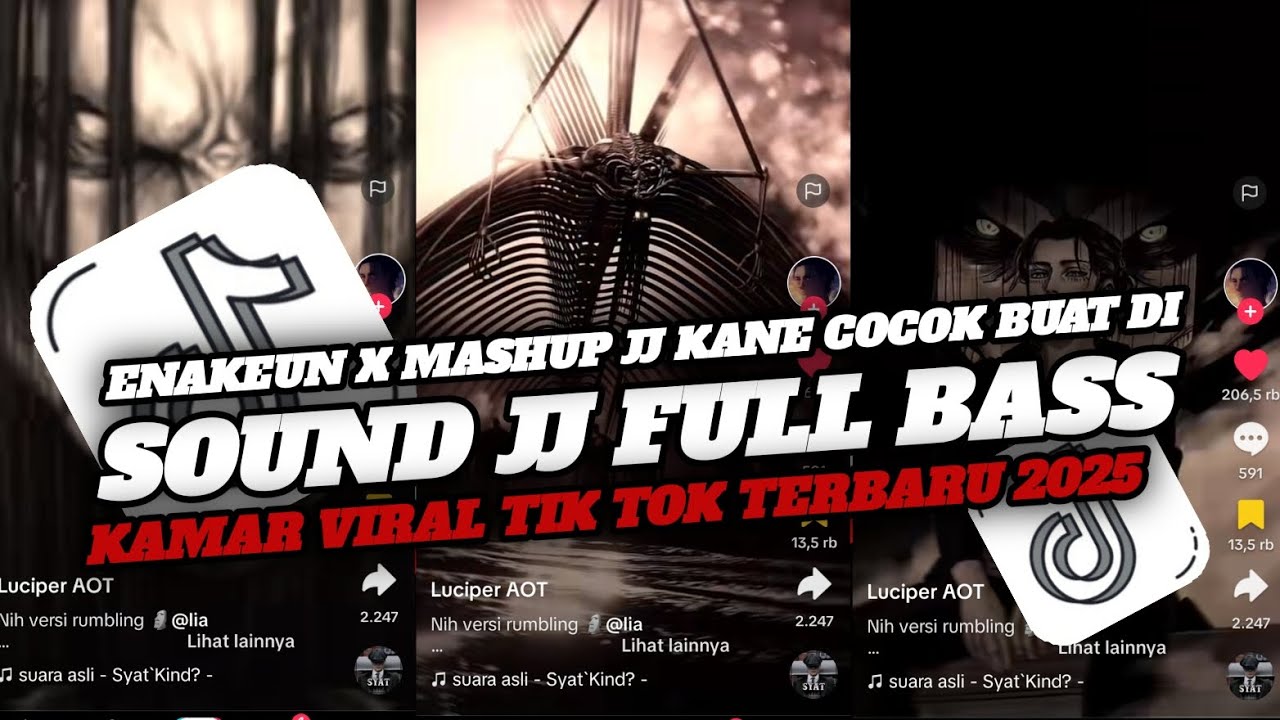 DJ JJ FULL BASS ENAKEUN X MASHUP JJ KANE COCOK BUAT DI KAMAR VIRAL TIK TOK TERBARU 2025