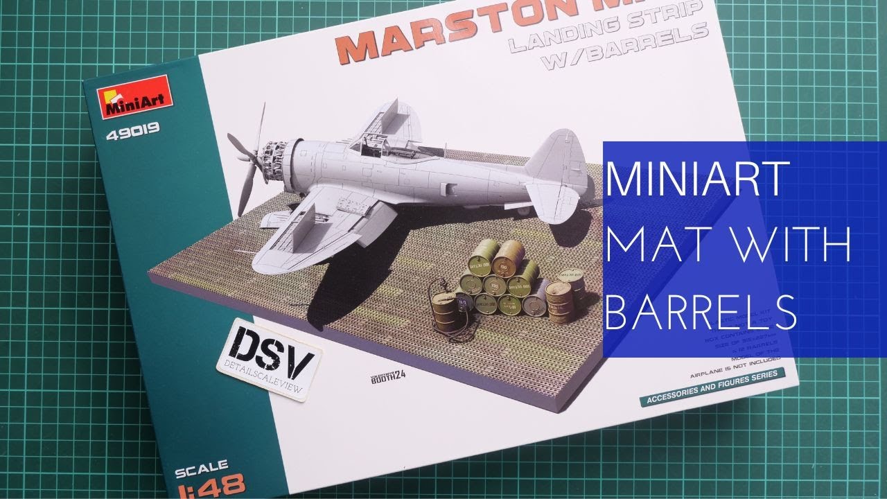 Miniart 1/48 Marston Mat with Barrels (49019) Review