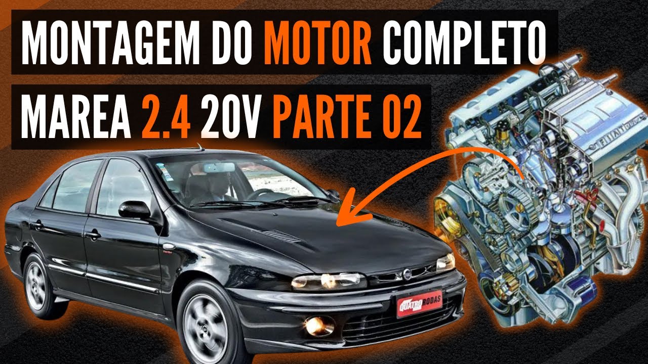 Montagem do Motor do Fiat Marea 2.4 20V - Parte 02 - Oficina Mecânica Arocar