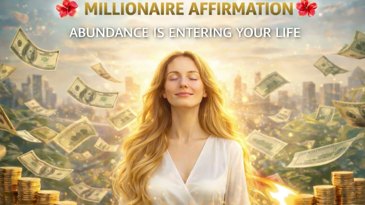 ⚜️MILLIONAIRE AFFIRMATION — ABUNDANCE IS ENTERING YOUR LIFE ⚜️