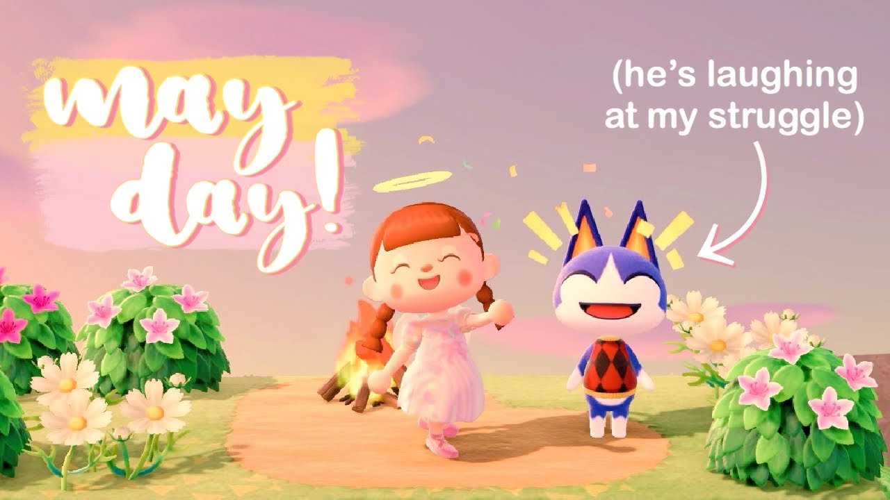 Глупая девчонка пытается пройти через лабиринт в Animal Crossing