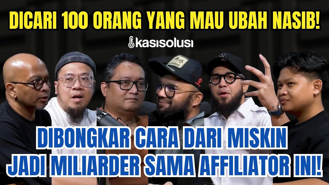 DARI 0 KE 2,9 MILIAR/BULAN, INI STRATEGI 4 AFFILIATOR YANG WAJIB KAMU CONTEK
