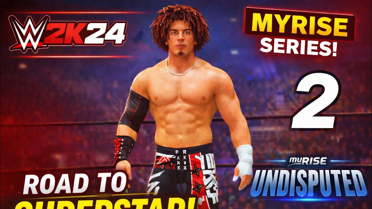 MyRISE Undisputed EP. 2 - I'm the Champion Now?! | (WWE 2K24)