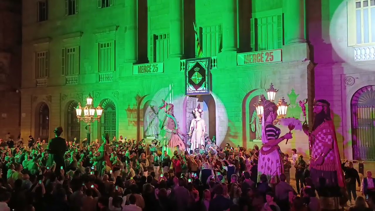 Gegants del Pi i de Santa Maria del Mar - La Nit de la Vigília de la Mercè 2025
