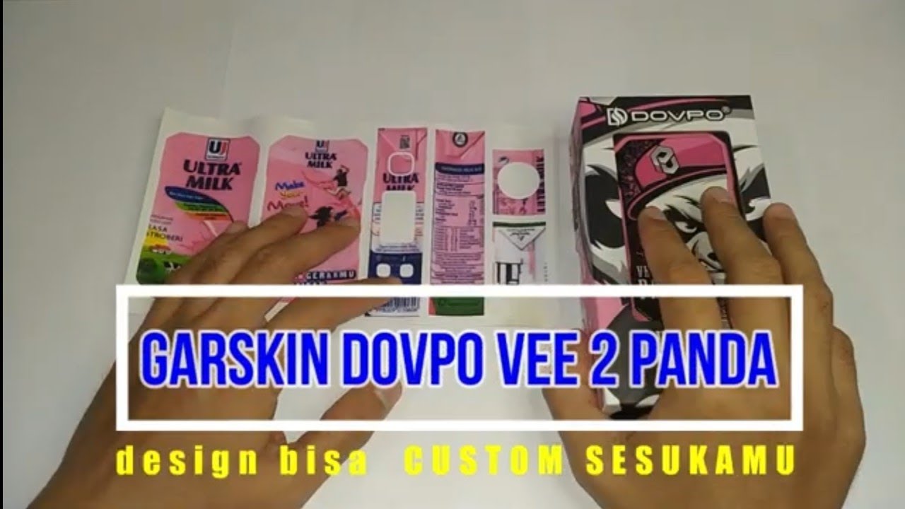 Cara Pasang Garskin Dovpo Vee 2 Panda
