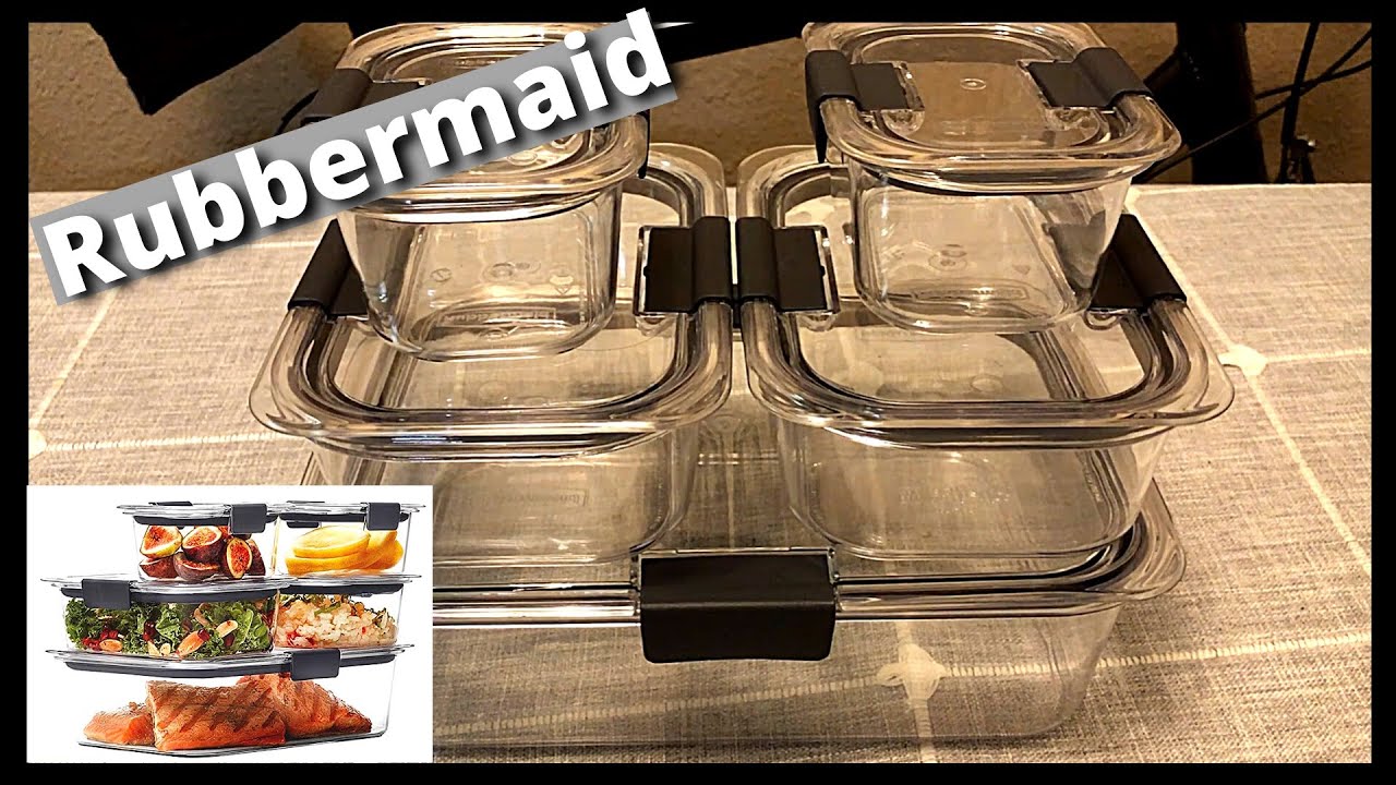 Rubbermaid Brilliance Leak-Proof 10 Piece Set | Unboxing & Review | Amazon