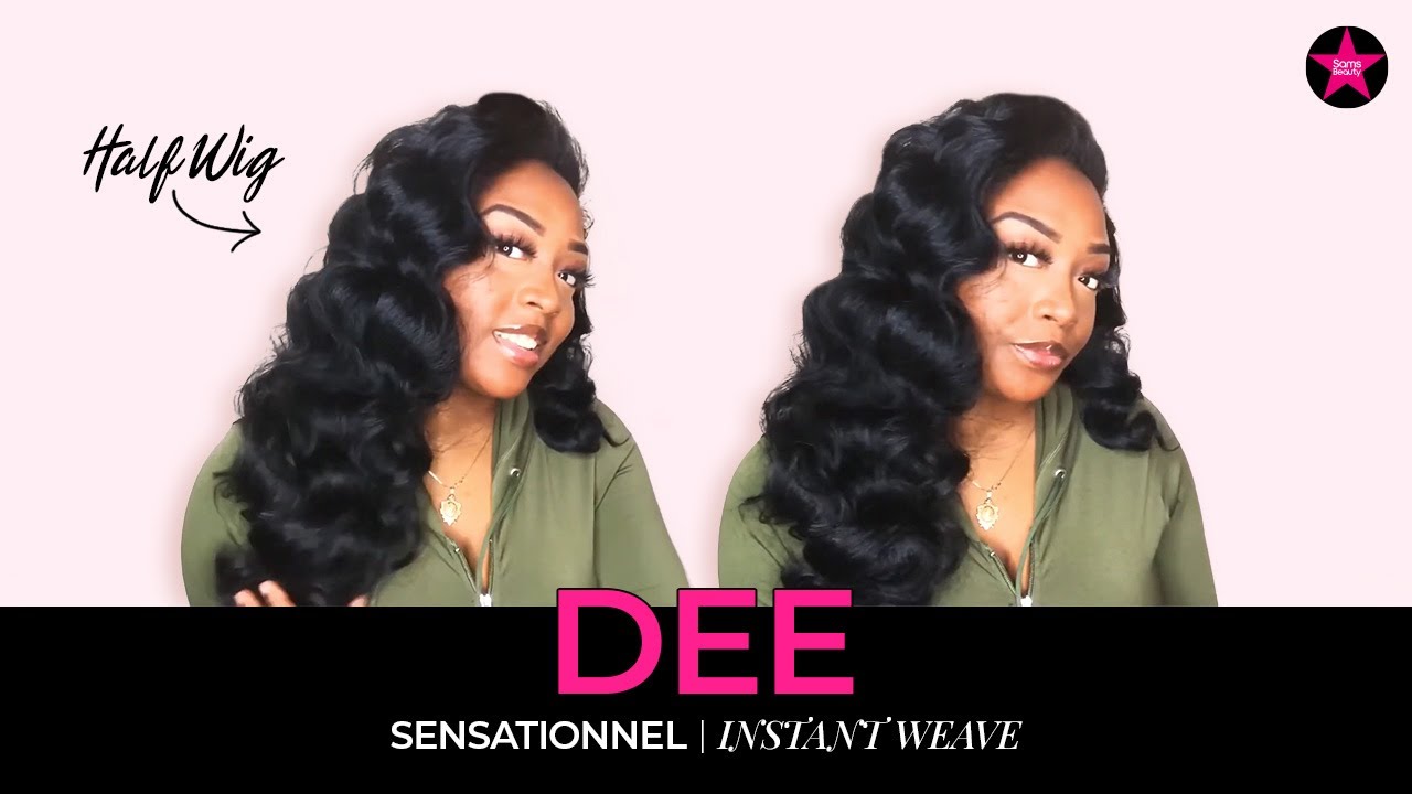 SENSATIONNEL SYNTHETIC HAIR HALF WIG INSTANT WEAVE DEE | SAMSBEAUTY.COM