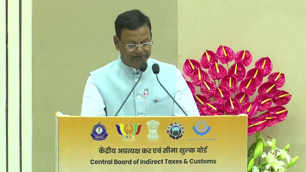 Hon'ble MoS (Finance) Sh. Pankaj Chaudhary, address during the International Customs Day, 2026
