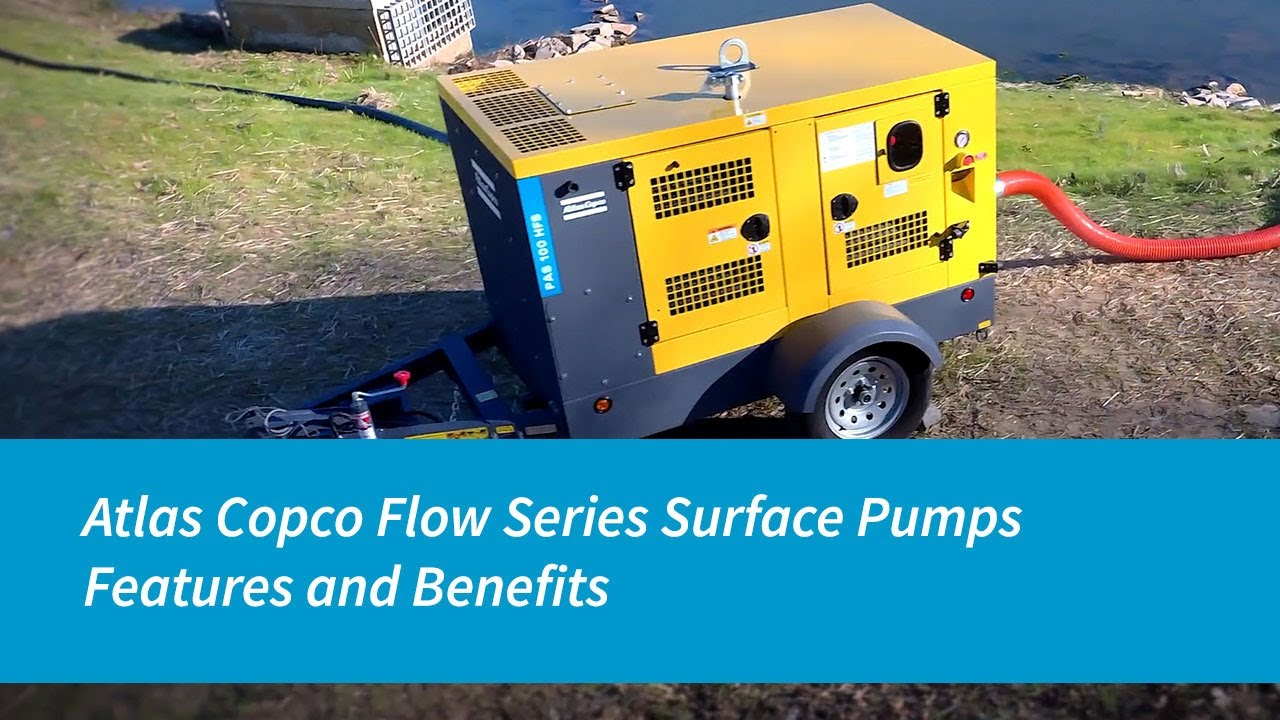 Atlas Copco Flow Series Surface Pumps | Features and Benefits | Atlas Copco Power Technique NA