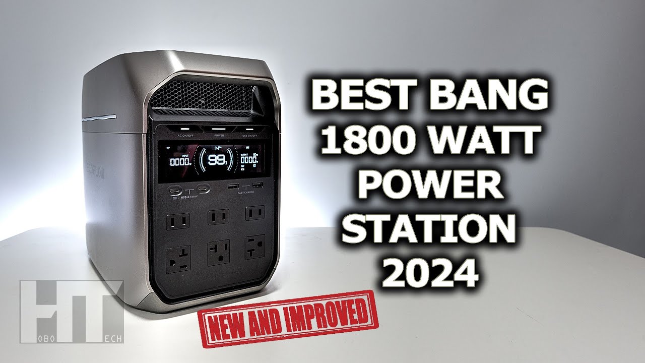ECOFLOW Delta 3 Plus 1800w | River 3 UPS Solar Power Station Review