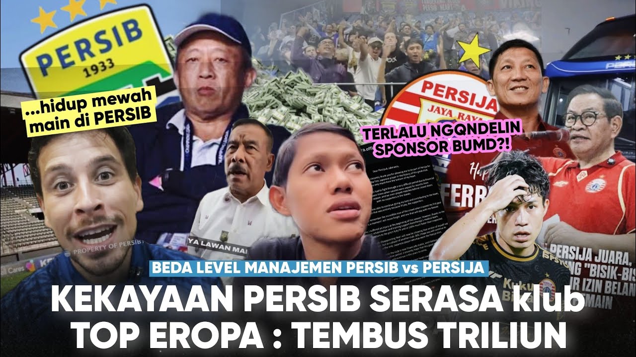 Ungkap Rahasia Kekayaan  Persib! “Ryo : Persija Nunggak GAJI” Beda Level Manajemen Persib - Persija