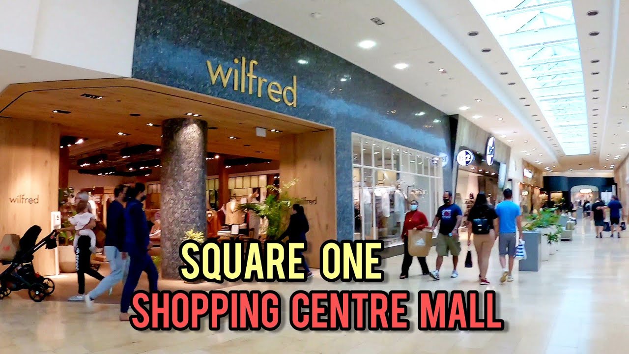 Square one, The Largest Shopping Center Mall in Ontario, Toronto, Mississauga October 2021