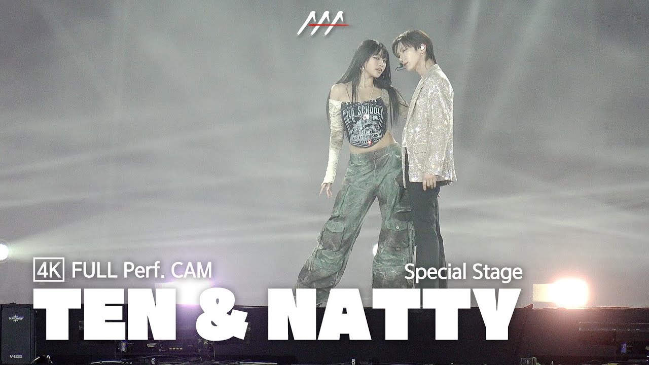 [AAA2024] 텐 (WayV) X  나띠 (KISS OF LIFE) 'Sugarcoat + Dangerous' | 4K Full Perf. CAM