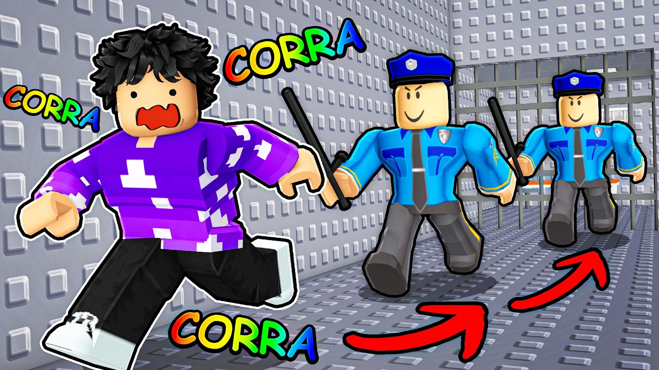 CORRA para FUGIR DA PRISÃO do Roblox