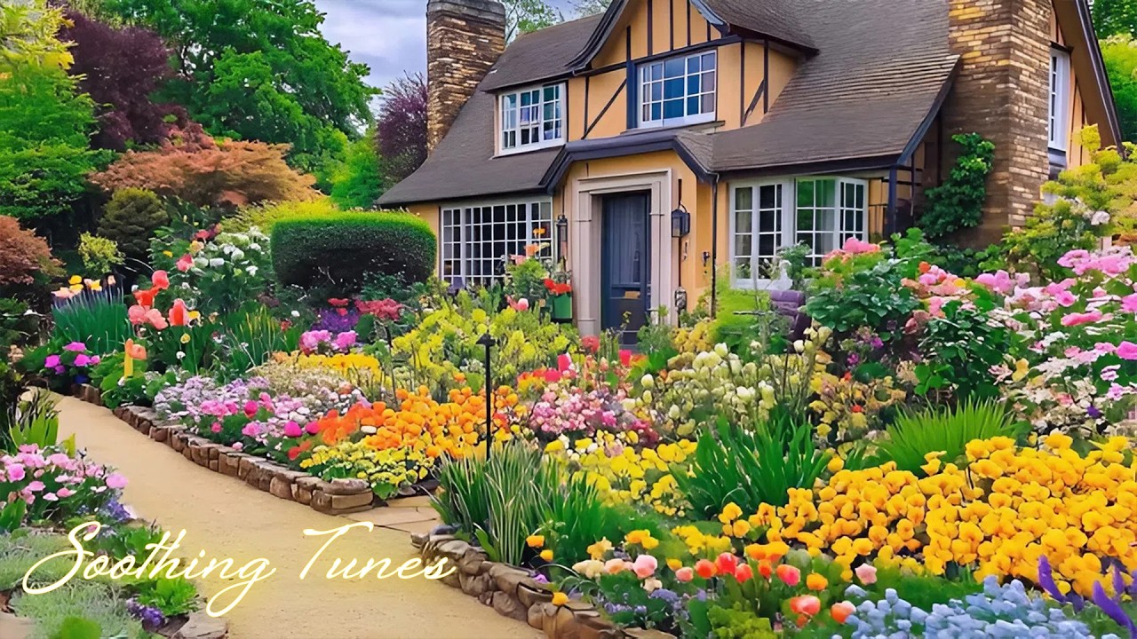 Relaxing Music for Healing + Flowers 🌿 Relieves Stress, Calm Anxiety & Depression, Deep Sleep, Stud