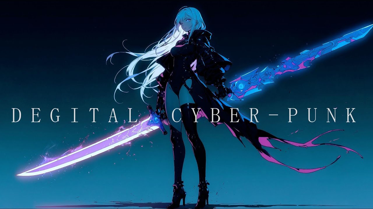 【作業用】⚔️ Fractured Light 🌌 | Cyberpunk Lofi for Night Coding & Focus 🎧[Study/Works/Relax]