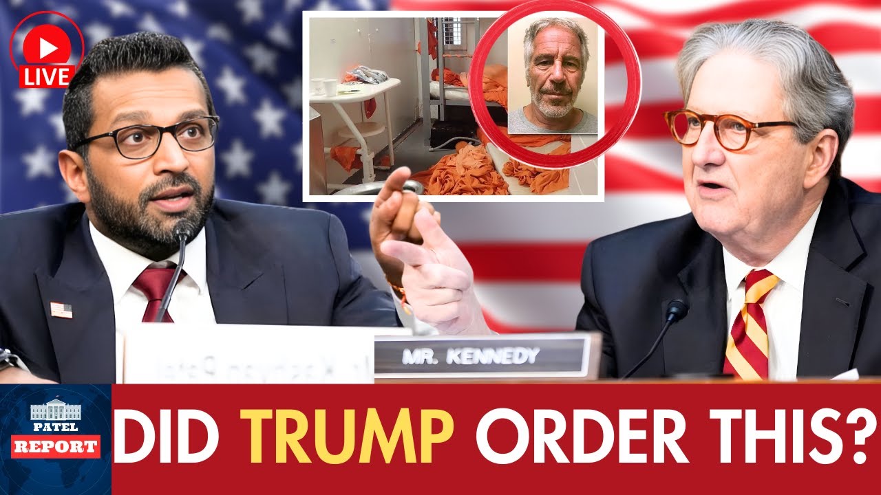 John Kennedy Asks Kash Patel Point Blank If Trump Ordered Epstein Files Buried