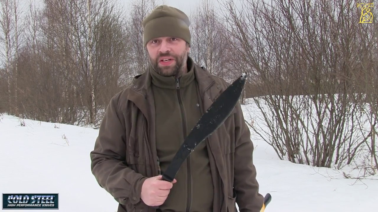 МАЧЕТЕ Cold Steel 97 MKM против ТОПОРА