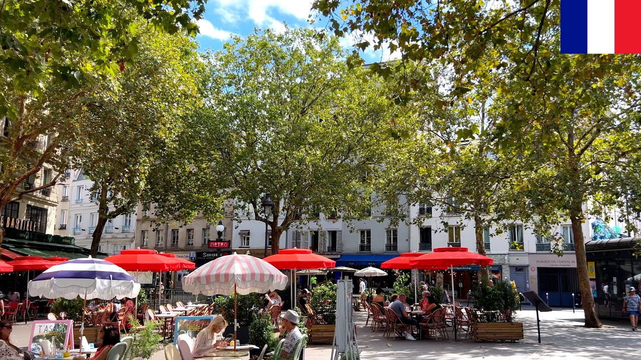 🇫🇷☀️【HDR 4K】Paris Walk - Bastille to Reuilly via Charonne & Nation (Aug 2024)