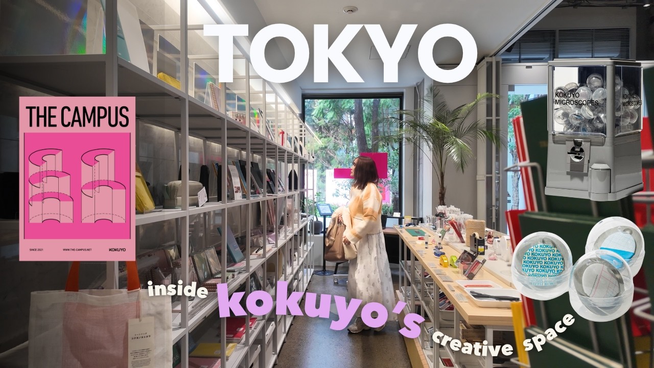 Japan Stationery Shopping in Tokyo 🇯🇵 | Kokuyo Shop Tour