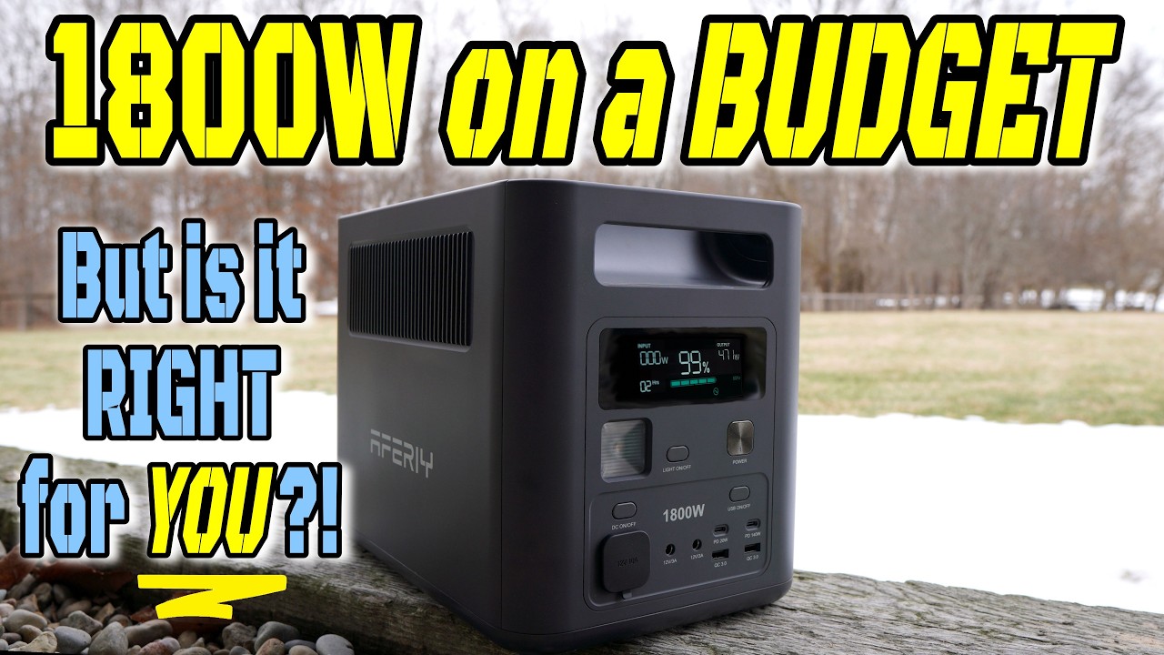 AFERIY Nomad 1800 (P180):  Full-Featured AND Budget-Priced?  Testing revealed this...