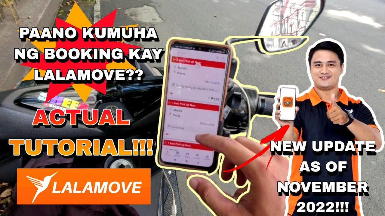 LALAMOVE-PAANO KUMUHA NG BOOKING KAY LALAMOVE| LALAMOVE APP TUTORIAL|SHEEPVLOGS
