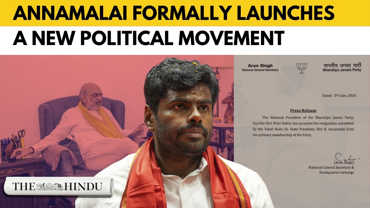 With eyes on polls, ex-BJP leader Annamalai launches new &lsquo;movement&rsquo;