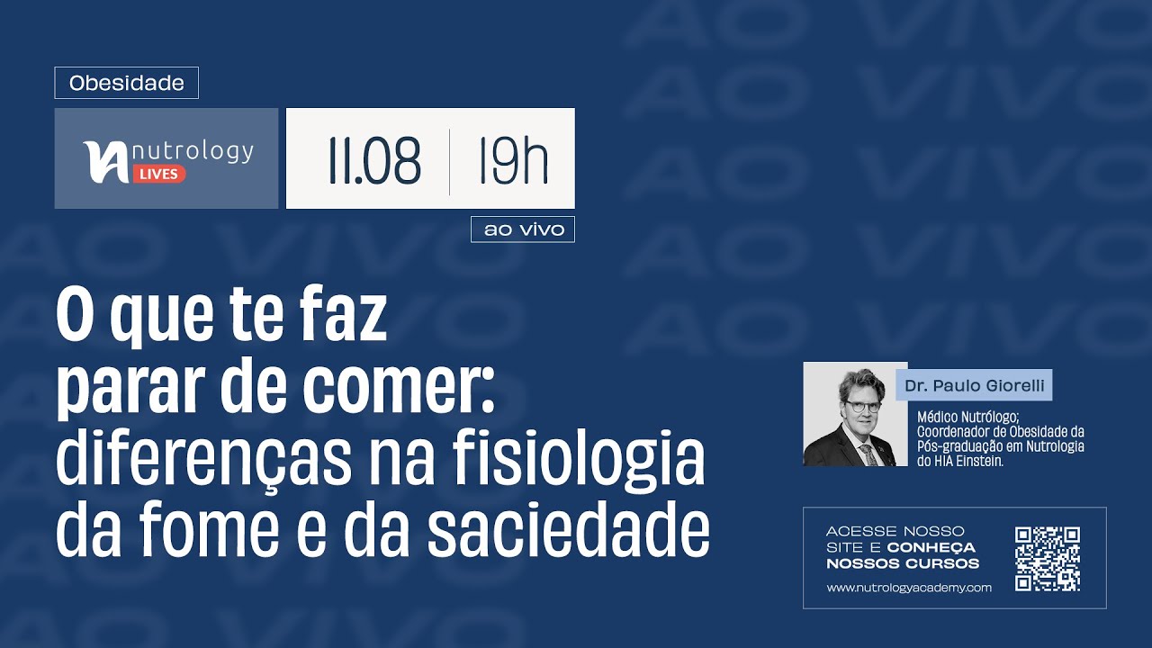 O que te faz parar de comer: diferenças na fisiologia da fome e da saciedade
