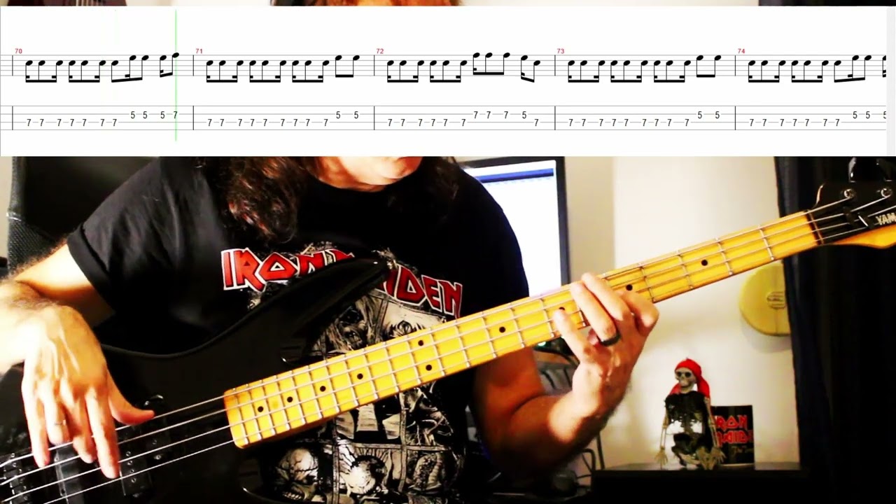 Iron Maiden - Remember Tomorrow - Bass Cover with Tab