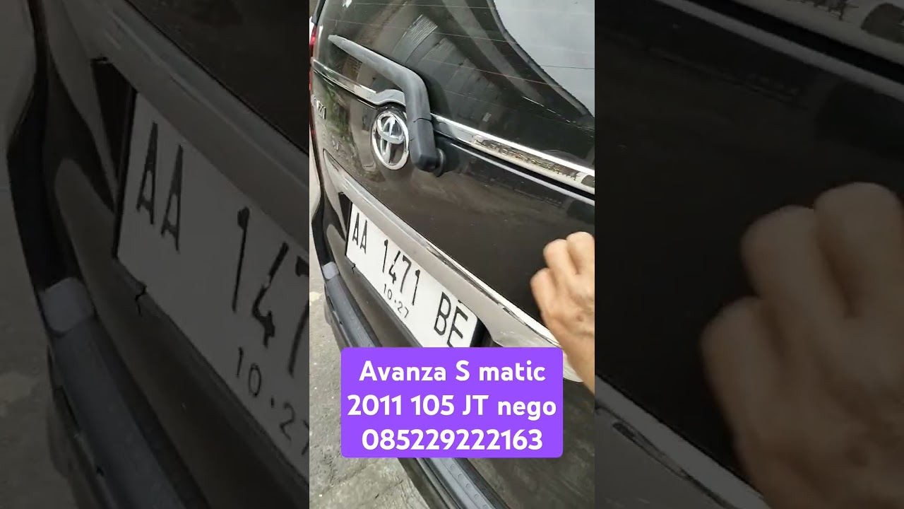 Avanza S matic 2011 pjk on 105 JT nego orisinil lokasi temanggung 085229222163