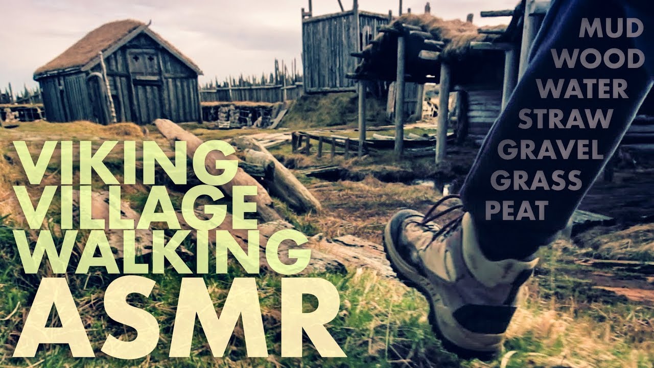 WALKING on Mud / Wood / Water / Grass / Gravel / Straw 🥾 ASMR in Iceland