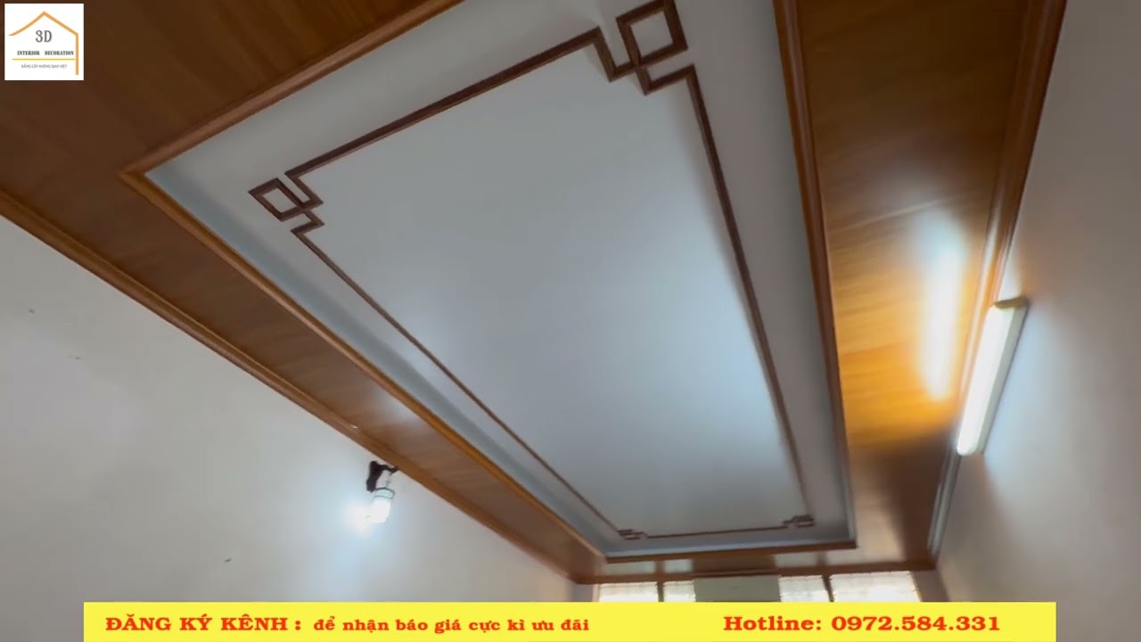 Cách tính diện tích m2 cho trần nhựa nano 1 cấp và 2 cấp | Báo giá trần nhựa nano giật cấp 2024